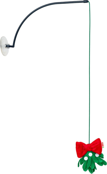 KONG Holiday Connects Window Mistletoe Wand Cat Toy with Catnip