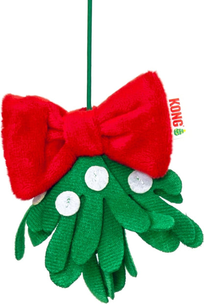 KONG Holiday Connects Window Mistletoe Wand Cat Toy with Catnip