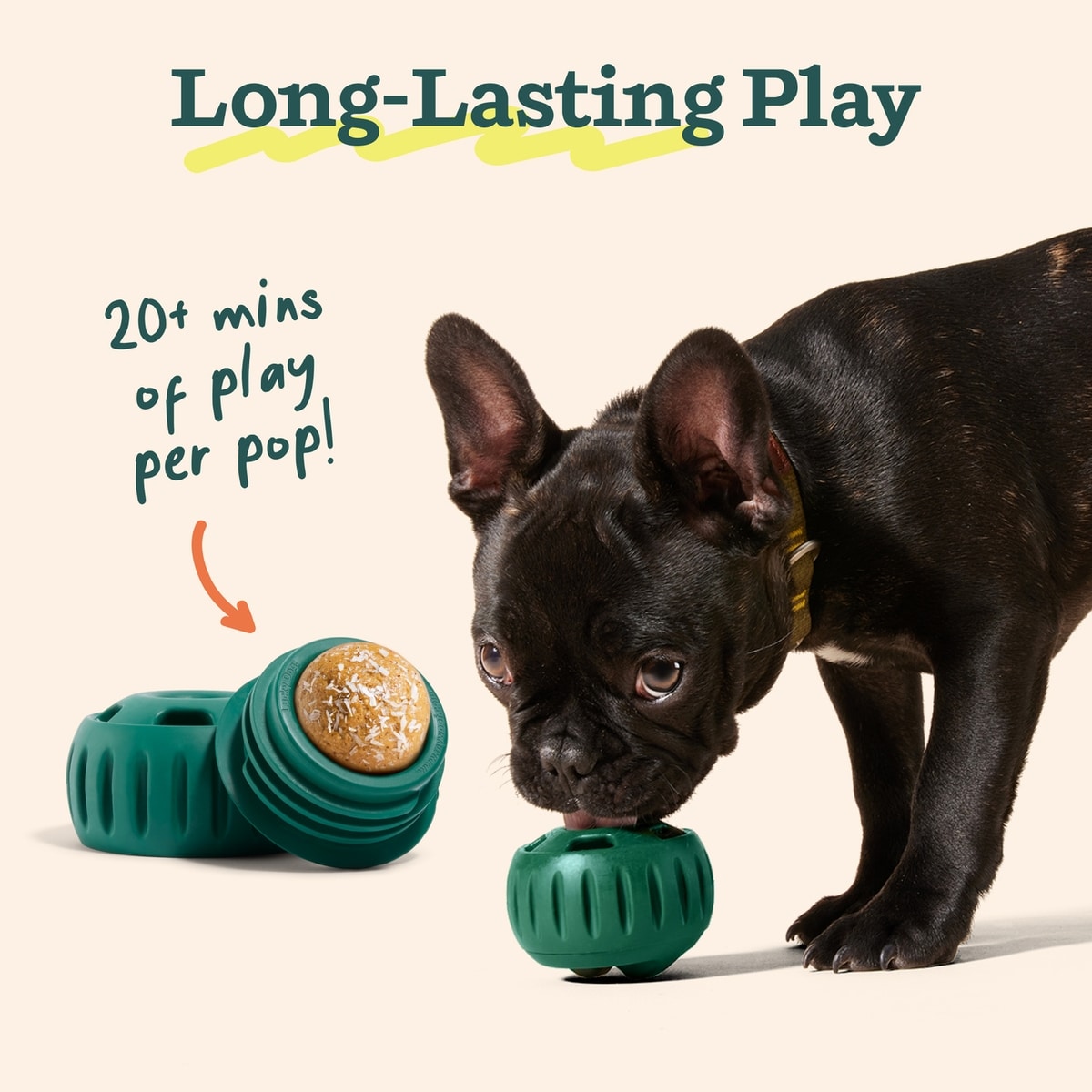 Woof Pupsicle Jingle Pops Refills Peanut Butter Grain-Free Lickable Dog Treats