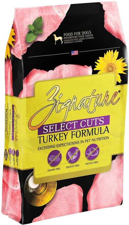 Zignature Select Cuts Turkey with Super Grains Formula Dry Dog Food