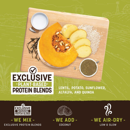 Earth Animal Wisdom Air-Dried From the Seed Recipe Premium Natural Plant-Based Jerky Strips Dog Treats