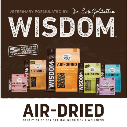Earth Animal Wisdom Air-Dried From the Soil Recipe Premium Natural Insect-Based Jerky Strips Dog Treats