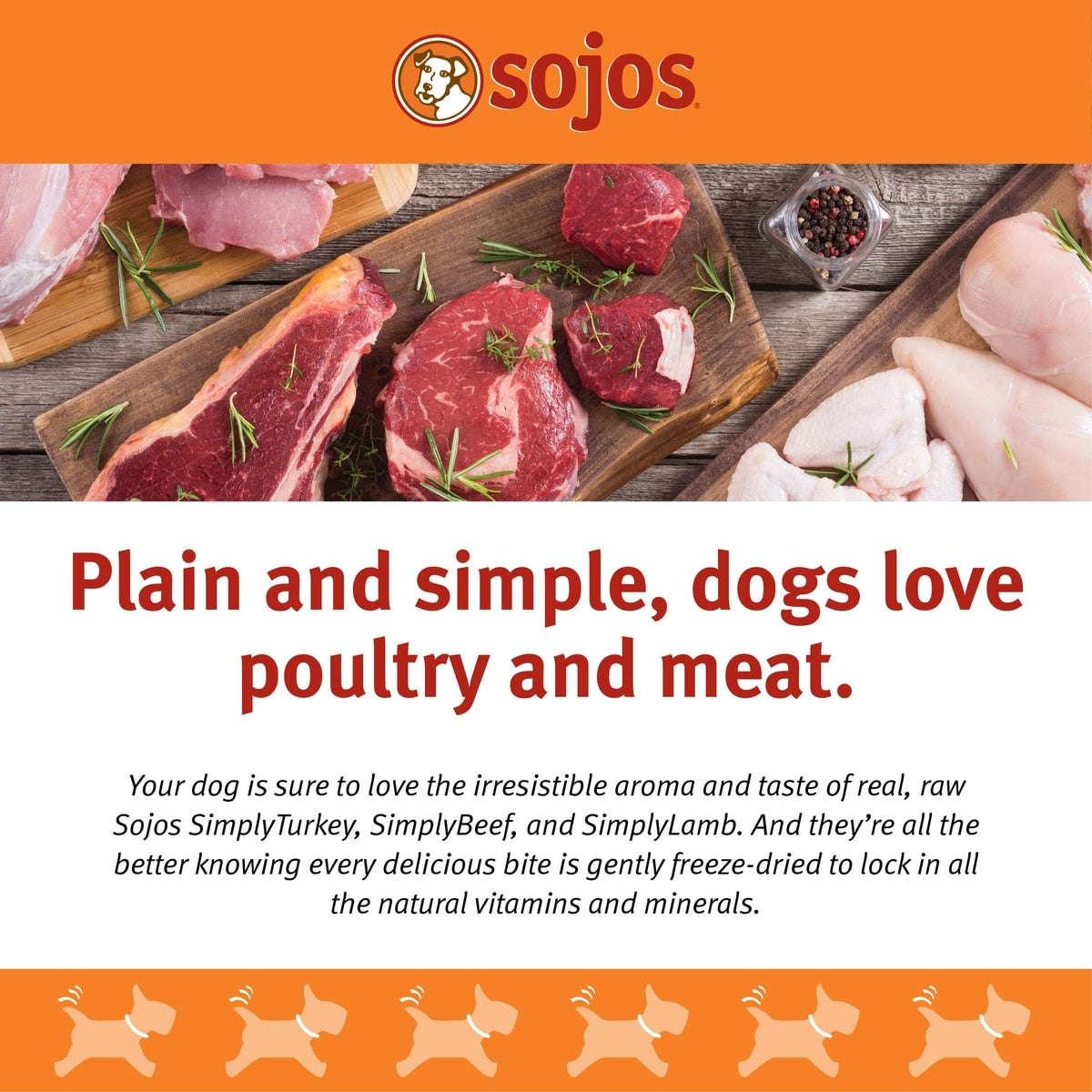 Sojos Simply Lamb Freeze-Dried Dog Treats