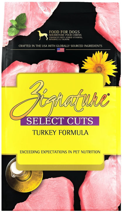 Zignature Select Cuts Turkey with Super Grains Formula Dry Dog Food
