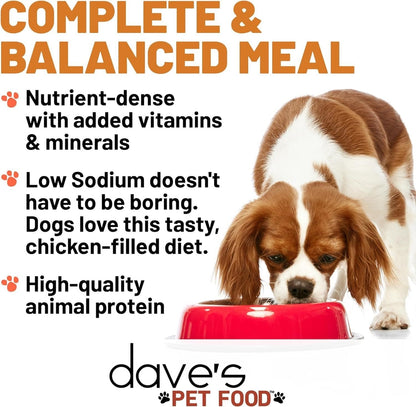 Dave's Pet Food Restricted Sodium Chicken Recipe Grain-Free Wet Dog Food