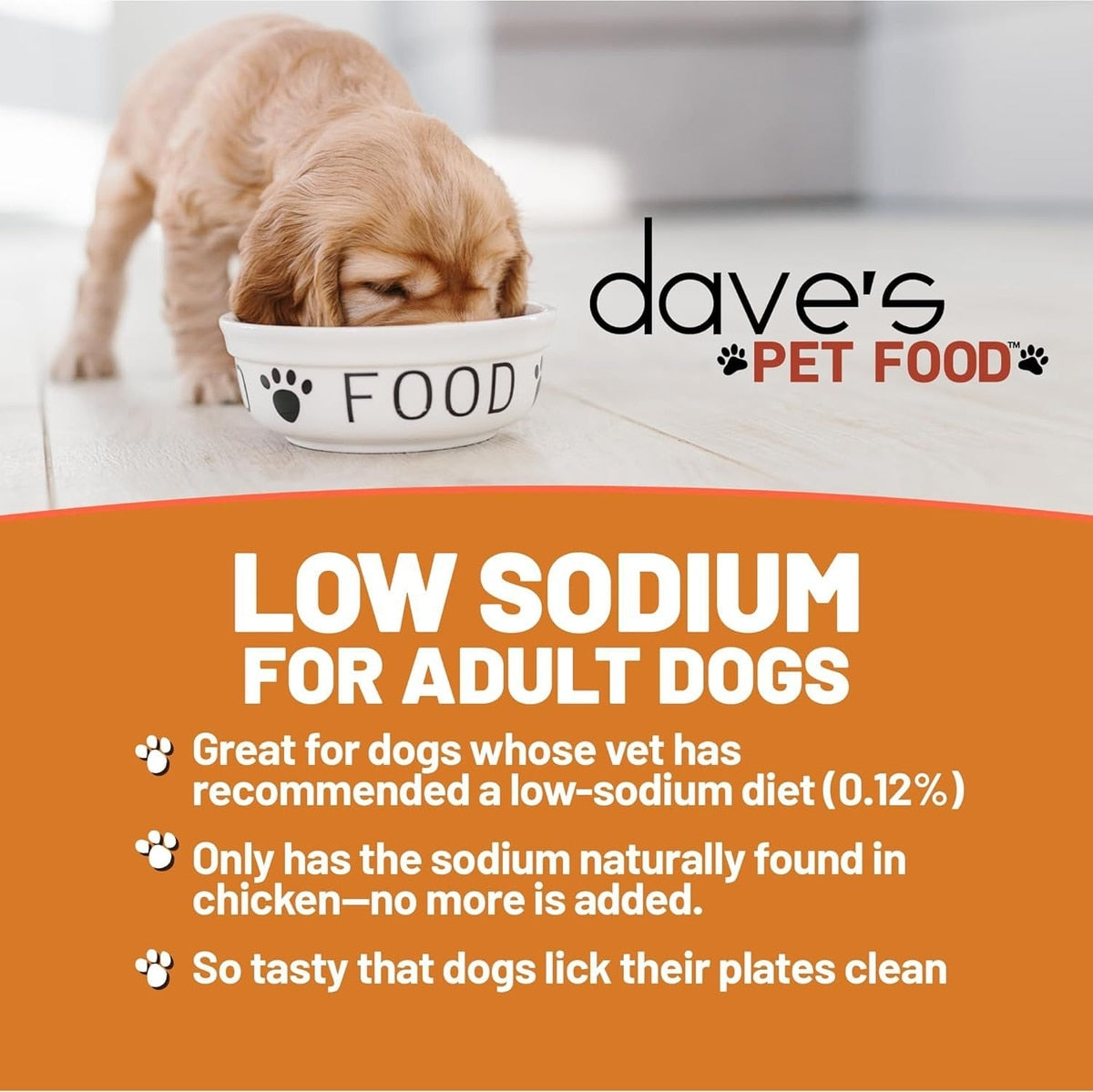 Dave's Pet Food Restricted Sodium Chicken Recipe Grain-Free Wet Dog Food