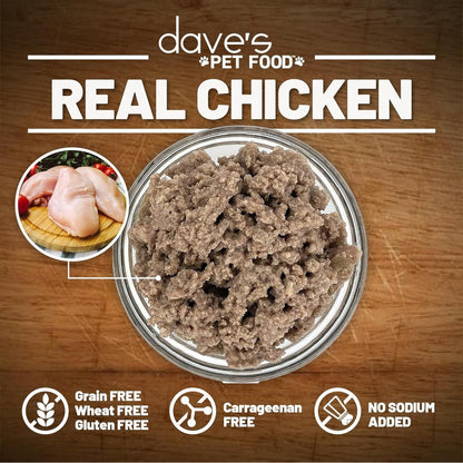 Dave's Pet Food Restricted Sodium Chicken Recipe Grain-Free Wet Dog Food
