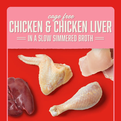 Stella & Chewy's Stella’s Shredrs Cage Free Chicken & Chicken Liver Recipe in Broth
