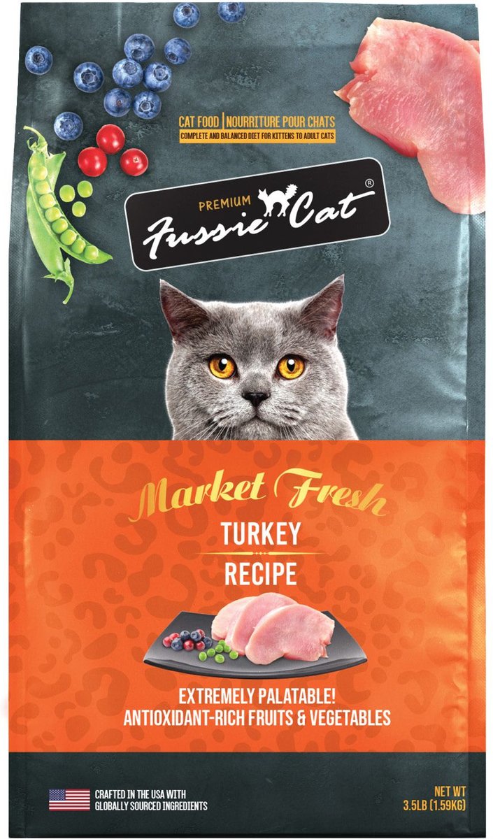 Fussie Cat Market Fresh Grain-Free Turkey Dry Food