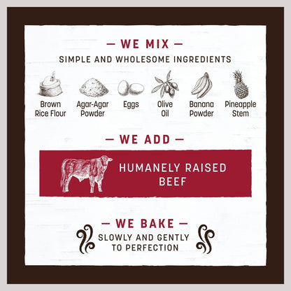 Earth Animal No-Hide Stix Beef Recipe Rawhide Alternative Chew Dog & Cat Treat Sticks