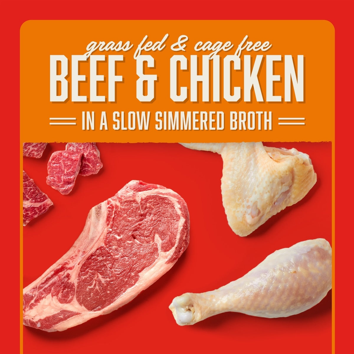 Stella & Chewy's Stella’s Shredrs Grass Fed & Cage Free Beef & Chicken Recipe in Broth