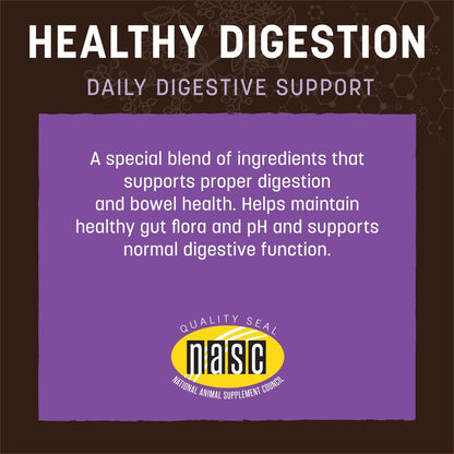 Earth Animal Apothecary Healthy Digestion Digestive Nutritional Probiotic Powder Supplement for Dogs & Cats