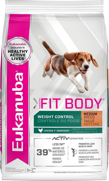 Eukanuba Fit Body Weight Control Medium Breed Dry Dog Food