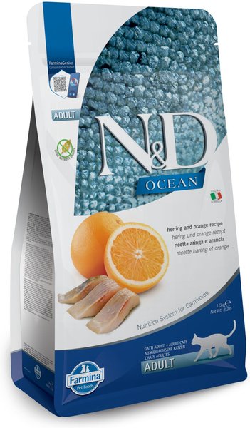 Farmina N&D Ocean Prime Herring and Orange Neutered Adult Cat Food