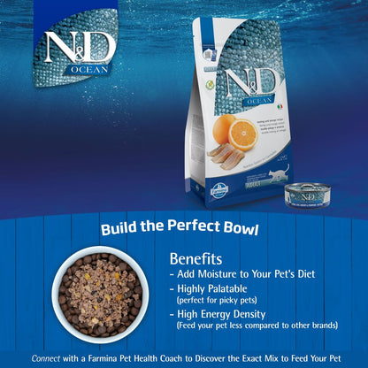 Farmina N&D Ocean Prime Herring and Orange Neutered Adult Cat Food