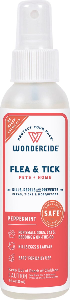 Wondercide Peppermint and Essential Oils Home, Flea and Tick Spray for Dogs and Cats