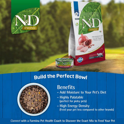 Farmina N&D Prime Chicken and Pomegranate Grain-Free Formula Dry Cat Food