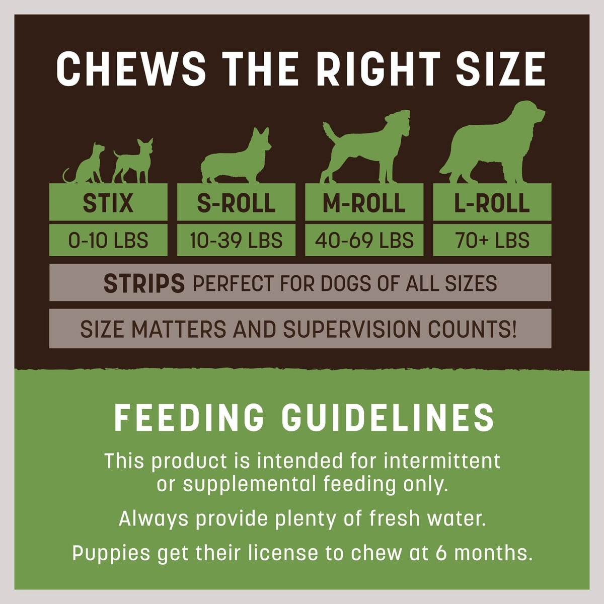Earth Animal No-Hide Stix Pork Recipe Rawhide Alternative Chew Dog & Cat Treat Sticks