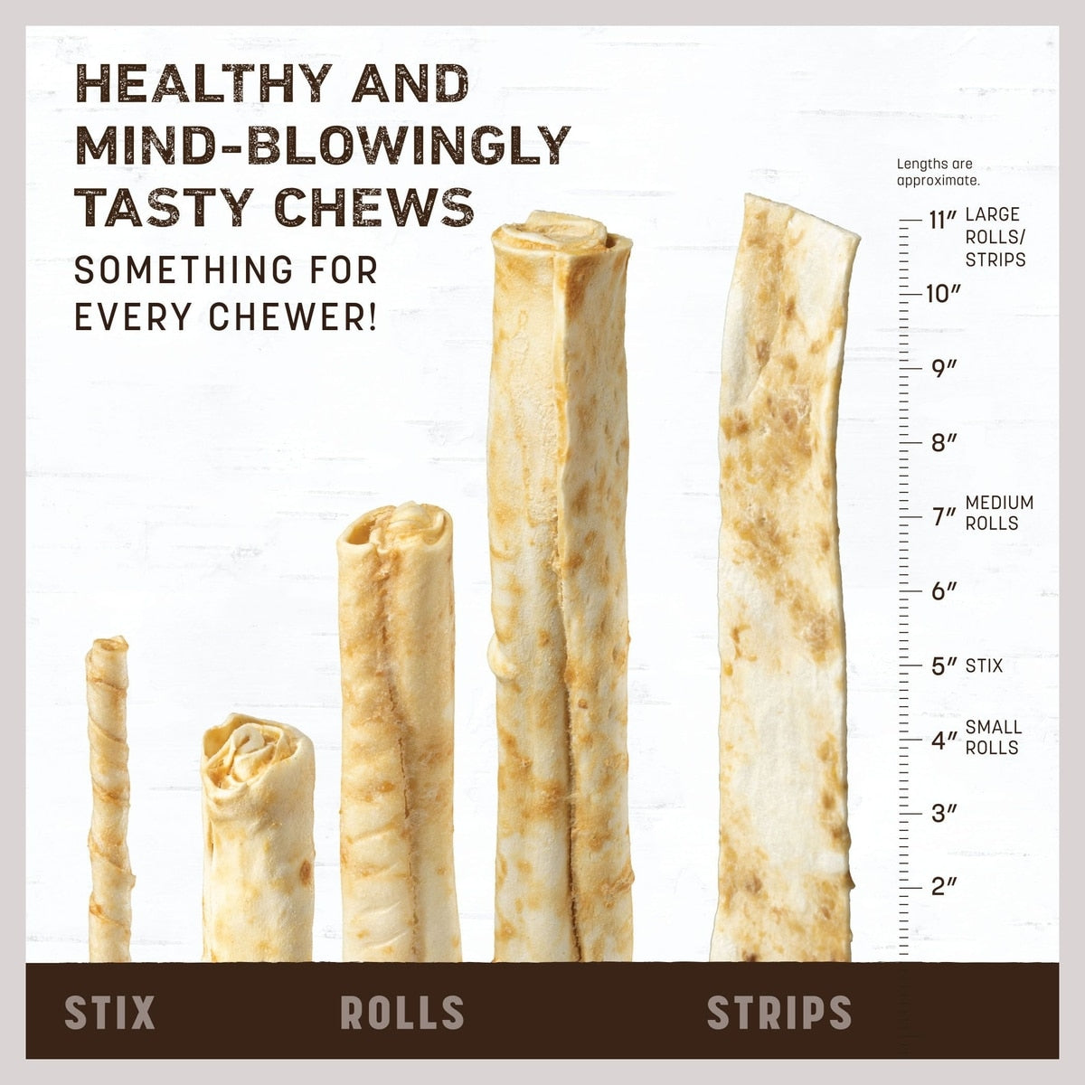 Earth Animal No-Hide Stix Beef Recipe Rawhide Alternative Chew Dog & Cat Treat Sticks