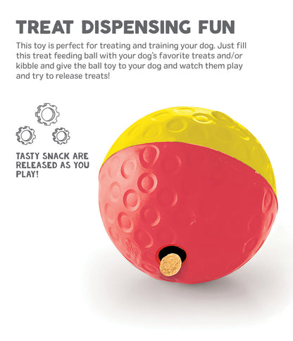 Nina Ottosson by Outward Hound Dog Treat Tumble Interactive Puzzle, Red, Large