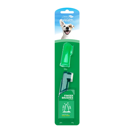 TropiClean Fresh Breath Finger Brush Dog Toothbrush