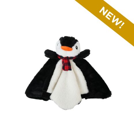 Tall Tails Penguin Comfort Blanket Dog Toy