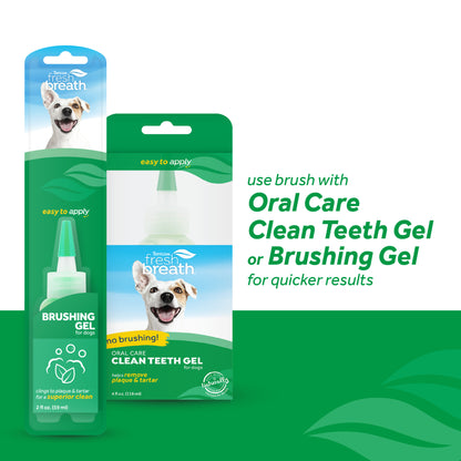 TropiClean Fresh Breath Finger Brush Dog Toothbrush