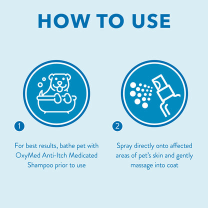 TropiClean OXY-MED Fast Itchy Skin Relief Anti-Itch Spray