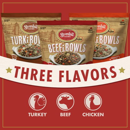Fromm Bonnihill Farms ChickiBowls Chicken Recipe Gently Cooked Frozen Dog Food