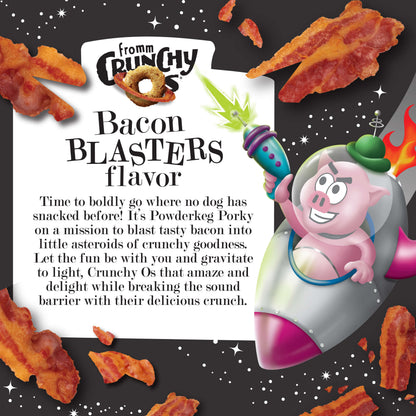 Crunchy Os Bacon Blasters Flavor Dog Treats
