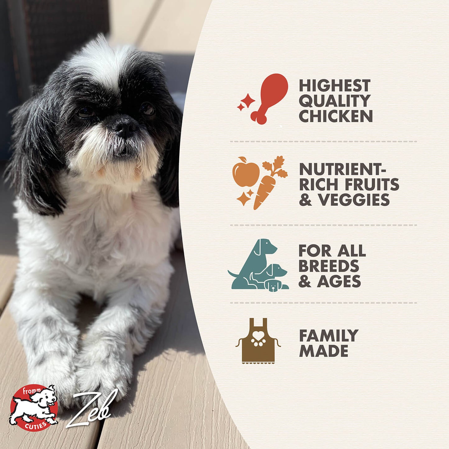 Fromm Four-Star Chicken A La Veg Dry Dog Food