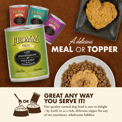 Fromm Pate Lamb & Sweet Potato Wet Dog Food