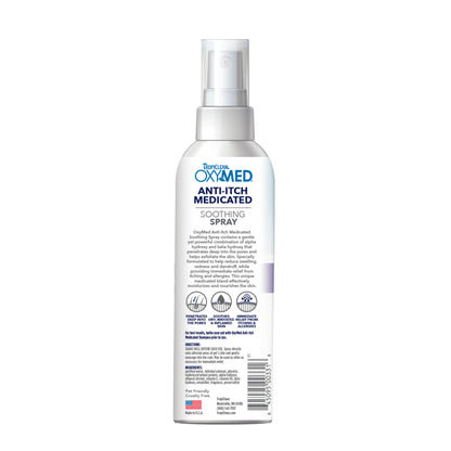 TropiClean OXY-MED Fast Itchy Skin Relief Anti-Itch Spray